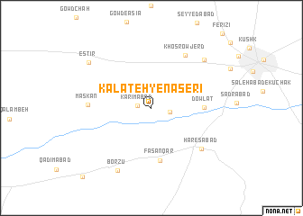 map of Kalāteh-ye Nāşerī