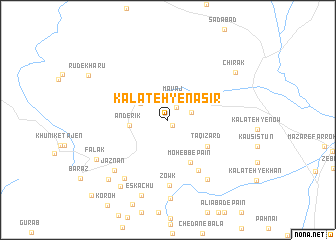 map of Kalāteh-ye Naşīr