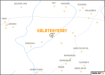 map of Kalāteh-ye Nāy