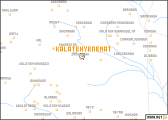 map of Kalāteh-ye Ne‘mat