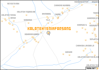 map of Kalāteh-ye Nīm Farsang