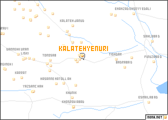 map of Kalāteh-ye Nūrī