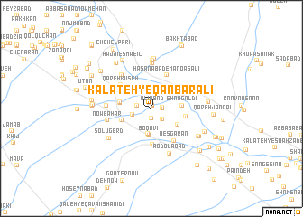 map of Kalāteh-ye Qanbar ‘Alī