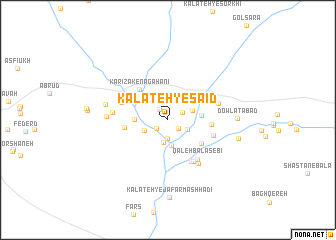 map of Kalāteh-ye Sa‘īd