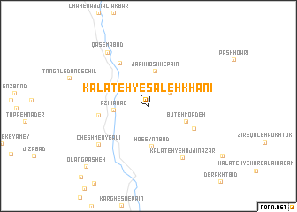 map of Kalāteh-ye Şāleḩ Khānī