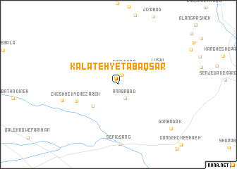 map of Kalāteh-ye Ţabaq Sar