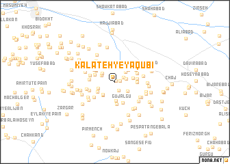 map of Kalāteh-ye Ya‘qūbī