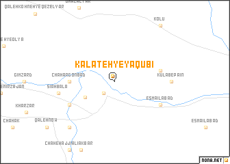 map of Kalāteh-ye Ya‘qūbī