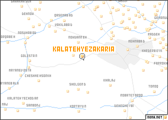 map of Kalāteh-ye Z̄akarīā