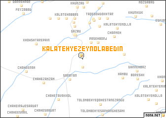 map of Kalāteh-ye Zeyn ol ‘Ābedīn