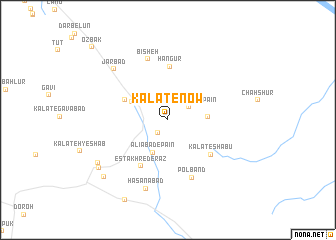map of Kalāt-e Now