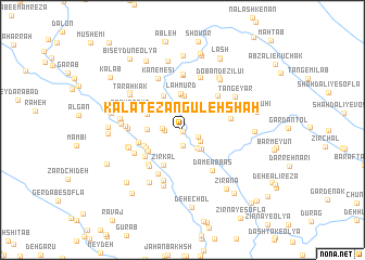 map of Kalāt-e Zangūleh Shāh