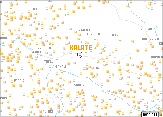 map of Kalate