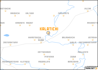 map of Kalatichi