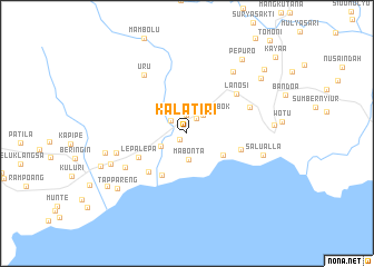 map of Kalatiri