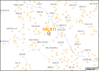 map of Kalati