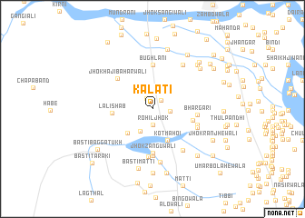 map of Kalāti