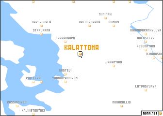 map of Kalattoma