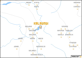 map of Kalaundi