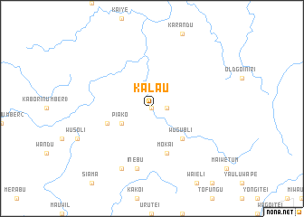 map of Kalau