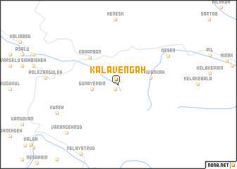 map of Kalāvengāh