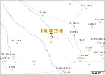 map of Kalāveshk