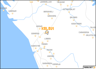map of Kalāvī