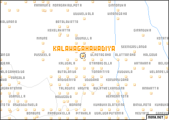 map of Kalawagahawadiya