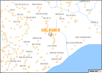 map of Kalawain