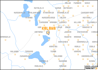 map of Kalawa