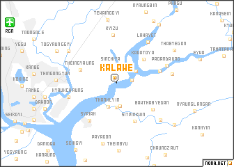 map of Kalawe