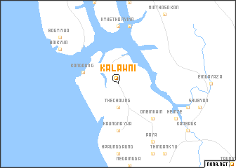 map of Kalawni