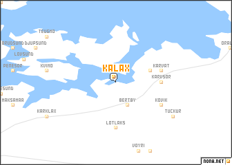 map of Kålax