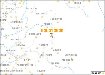 map of Kalayakan