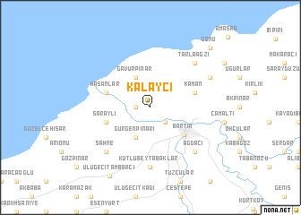 map of Kalaycı