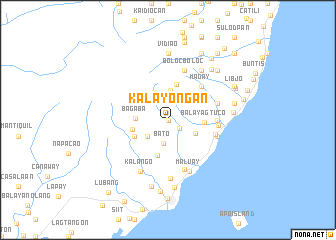 map of Kalayongan