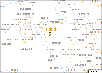 map of Kalā