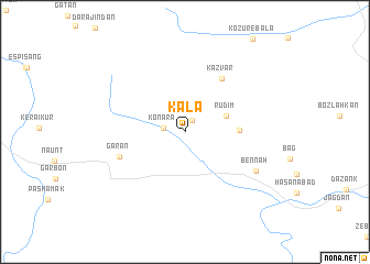 map of Kalā