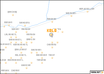 map of Kalā\