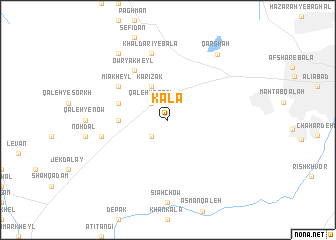 map of Kalā