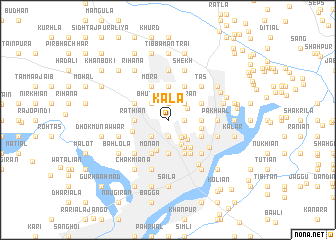 map of Kāla