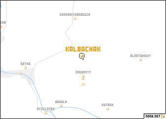 map of Kalbachak