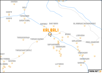 map of Kal Balī