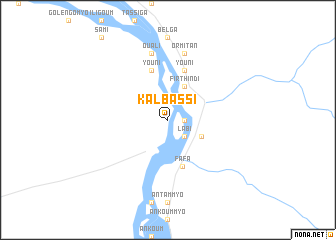 map of Kalbassi