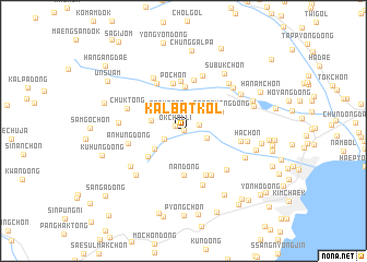 map of Kalbat-kol