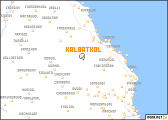 map of Kalbat-kol