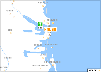 map of Kalbā