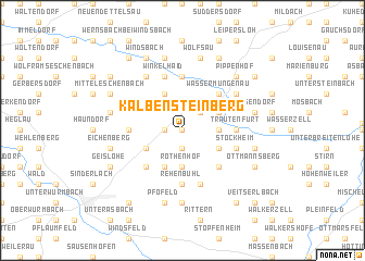 map of Kalbensteinberg
