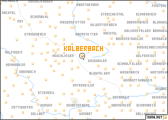 map of Kälberbach