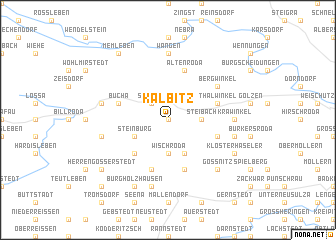 map of Kalbitz